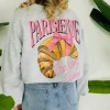 PARISIENNE SWEET BAKERY GREY SWEATER