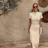 PENCIL SKIRT LONG WHITE