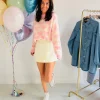 PINK HEARTS SWEATER