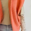 POPPY BLUE SLEEVELESS SPRING JACKET