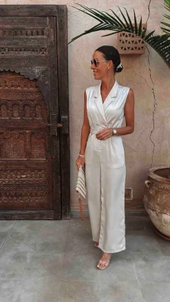 PRE-ORDER FADOUA BEIGE JUMPSUIT