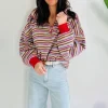 RAINBOW STRIPED SWEATER