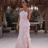 RIAD SHIMMER PINK DRESS