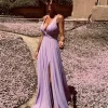 RIANA LILA SPLIT DRESS