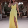 SAHARA GLOW YELLOW DRESS
