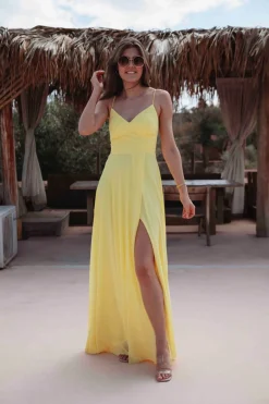 SAHARA GLOW YELLOW DRESS