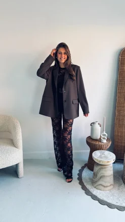 SARIDA BROWN BLAZER