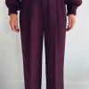 SIANA BURGUNDY TROUSER