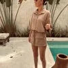 SOL Y SOMBRA BEIGE TWO-PIECE SET