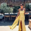 SOUMAYA YELLOW SILK BRIDAL DRESS
