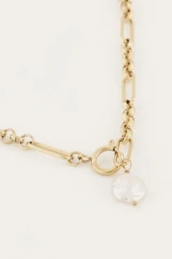SOUVERNIR KETTING MET HART BEDEL
