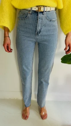 STRAIGHT SPARKLE JEANS 770