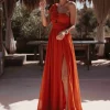 SULTAN MAJESTY TERRACOTTA DRESS