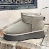 TAUPE SUEDE FAUX UGGS