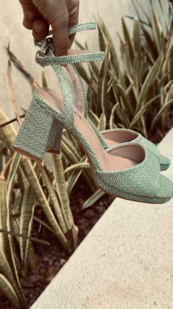 TE QUIERO MINT HEELS