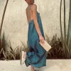 TULUMITA BLUE DENIM DRESS