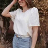 ZAYNAB ECRU BLOUSE